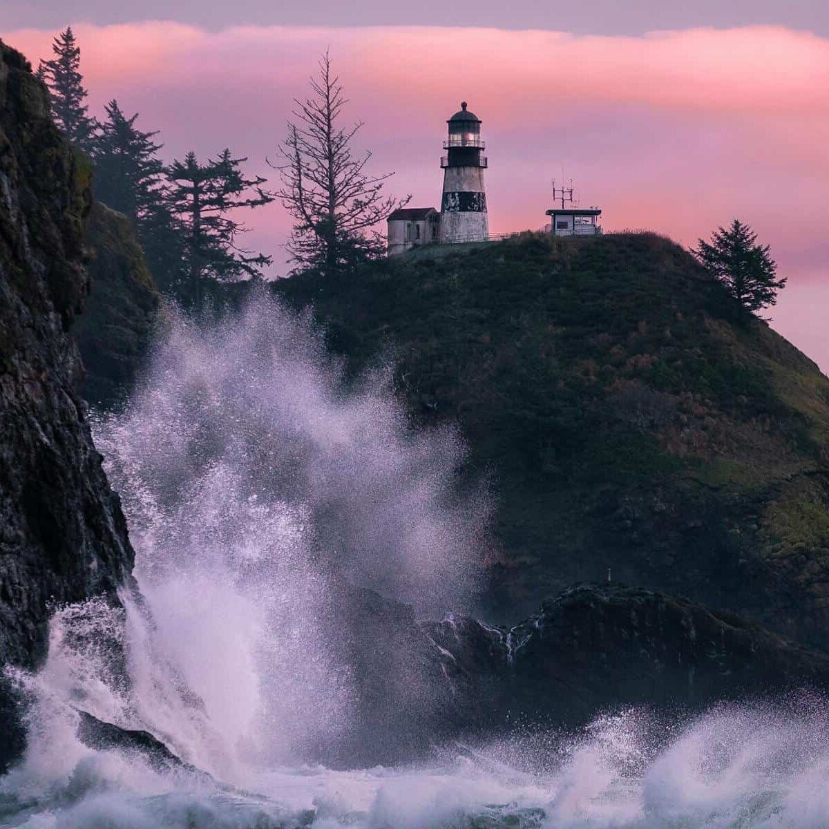 Photo of a Lighthouse Near Body of Water